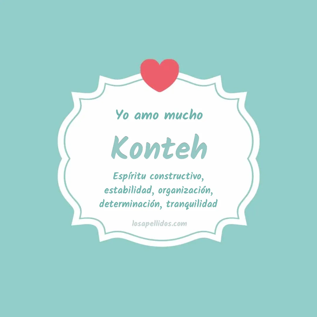 Yo amo mucho Konteh
