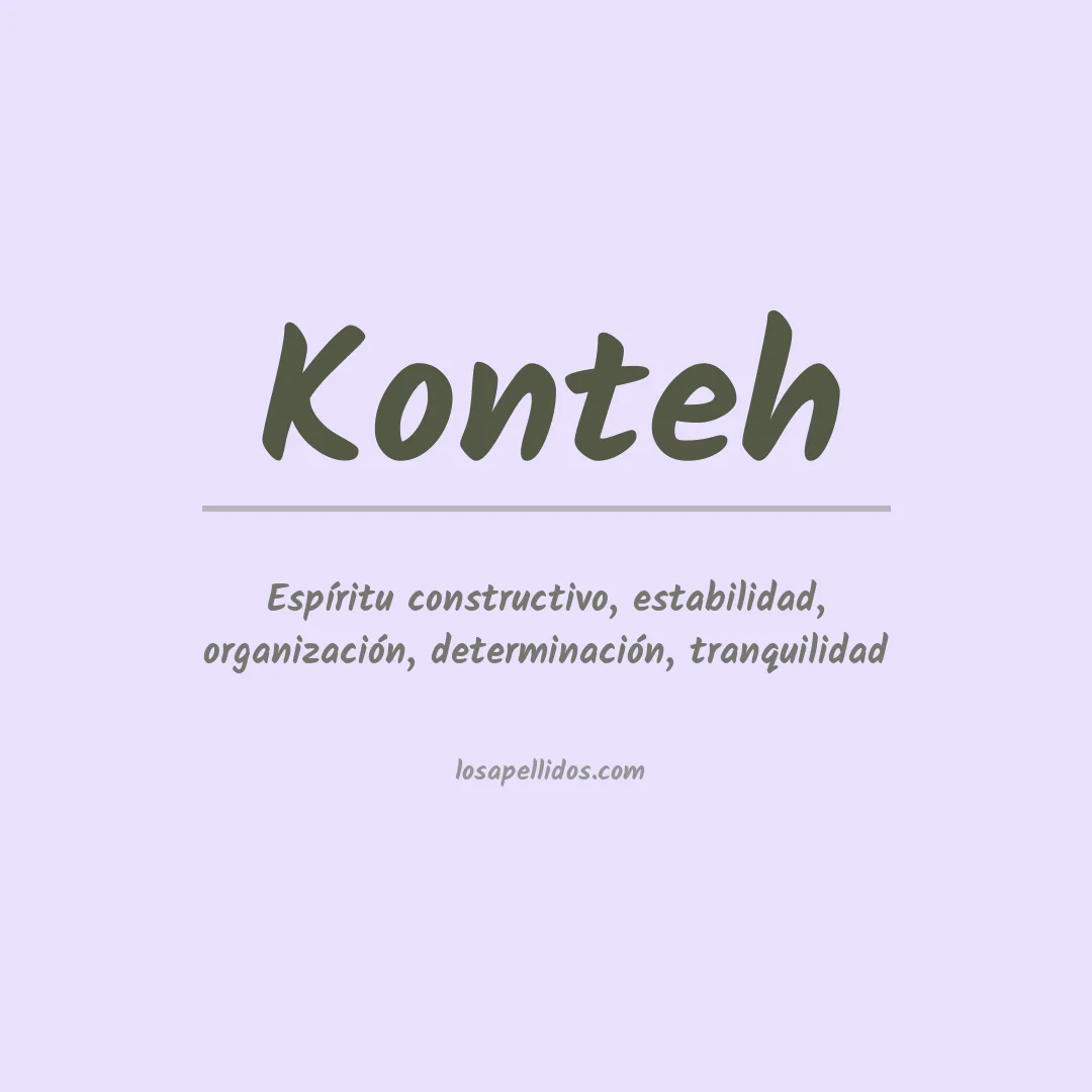 Apellido Konteh
