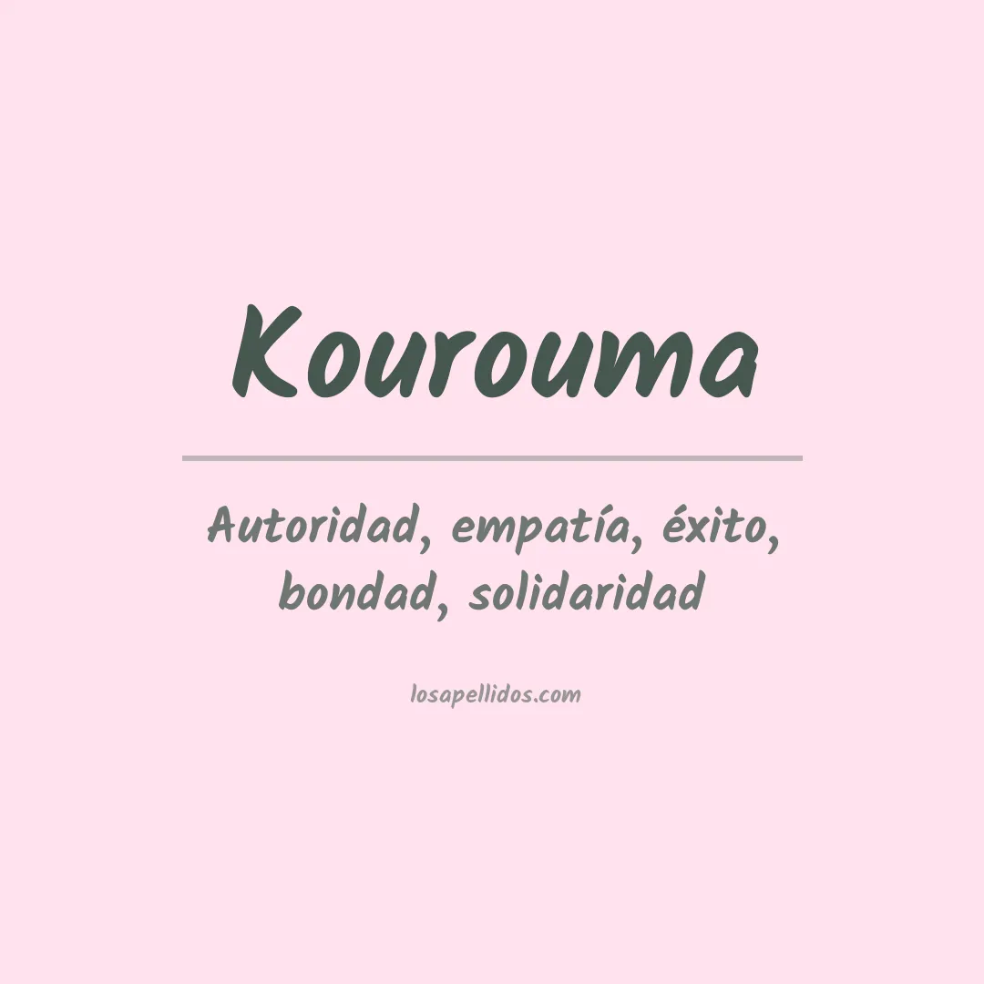 Apellido Kourouma