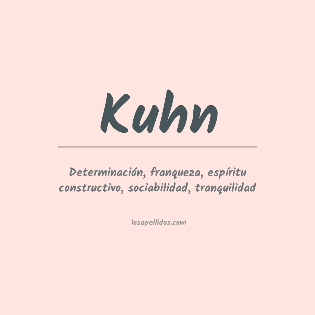 Apellido Kuhn