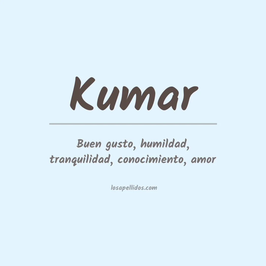 Apellido Kumar