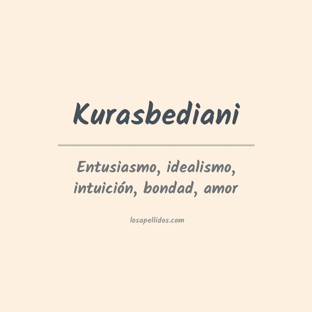 Apellido Kurasbediani