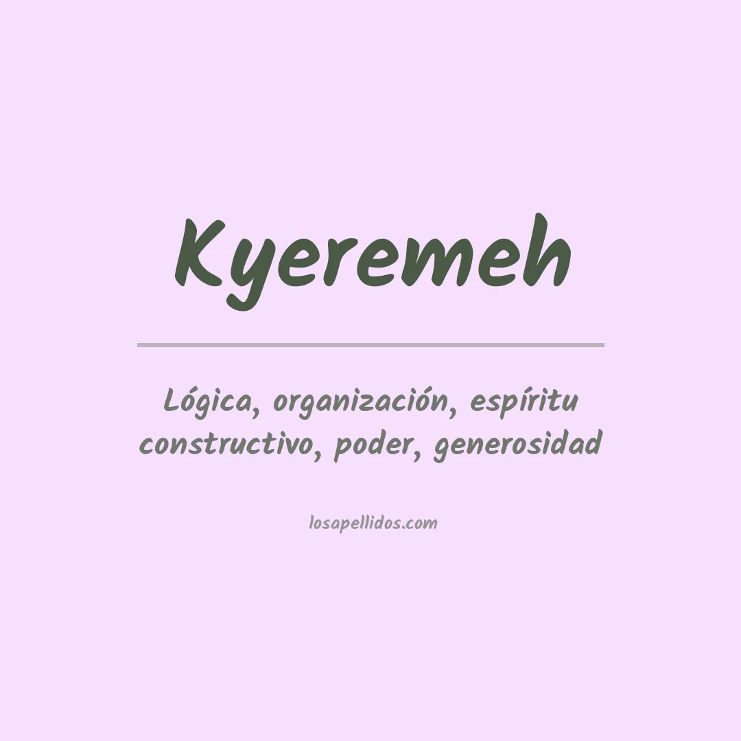 Apellido Kyeremeh