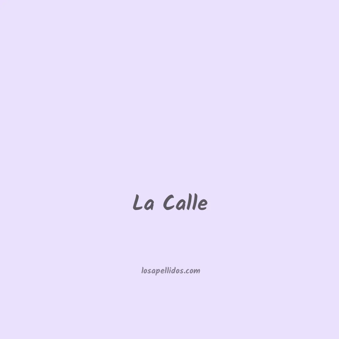 La calle en chino