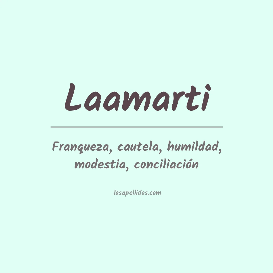 Apellido Laamarti