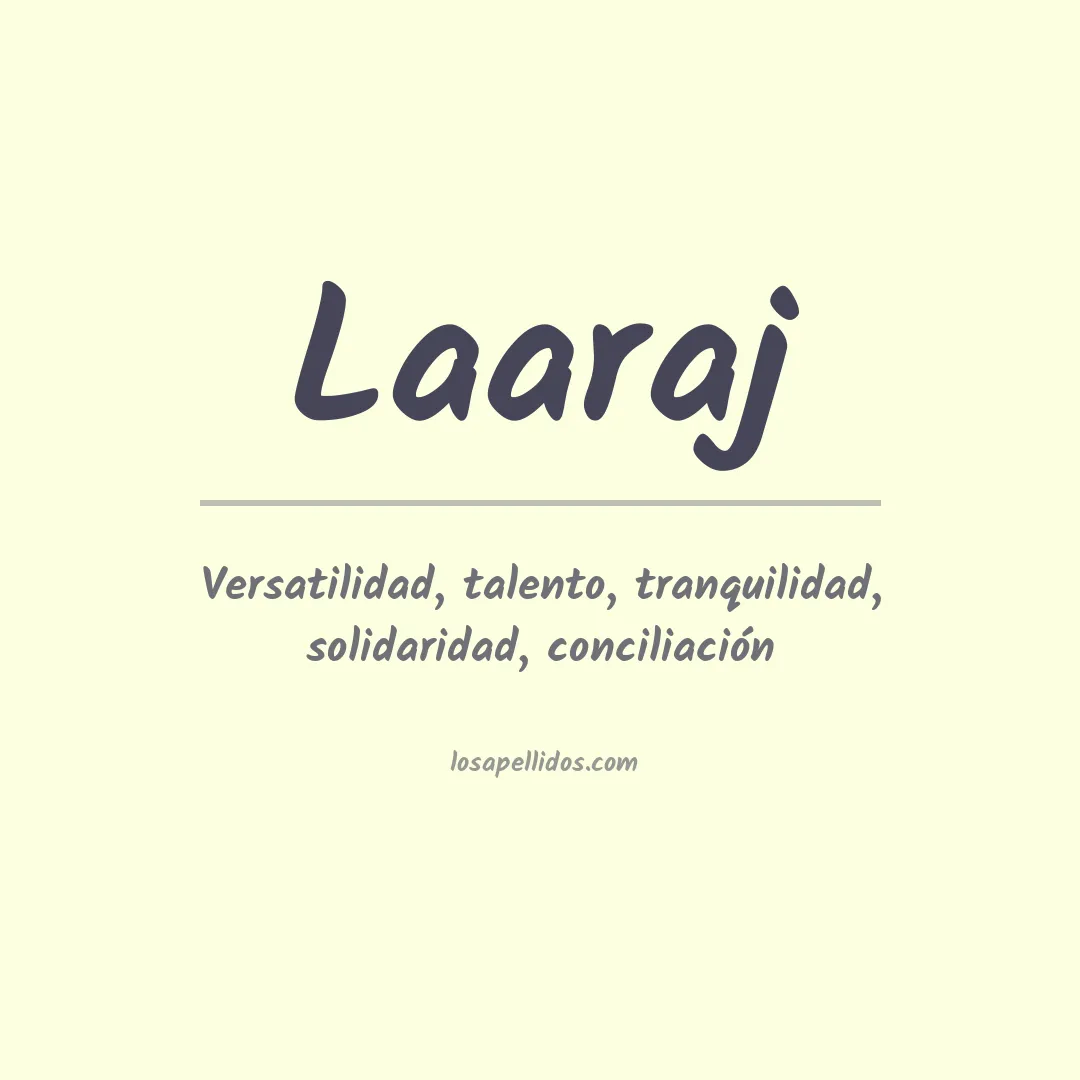 Apellido Laaraj