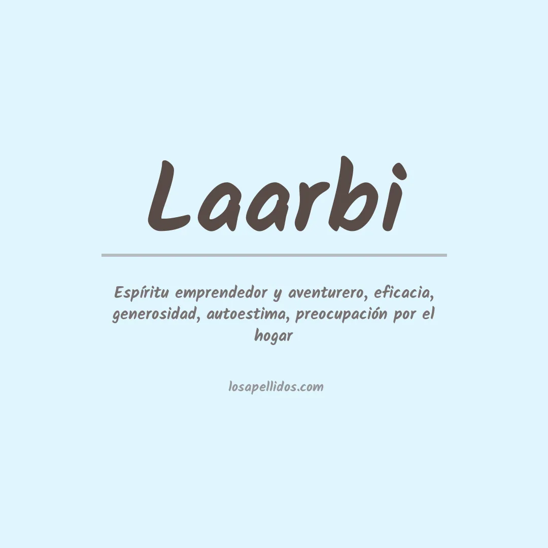 Apellido Laarbi