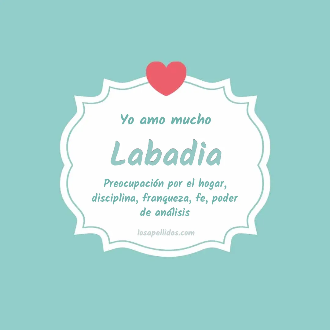 Yo amo mucho Labadia