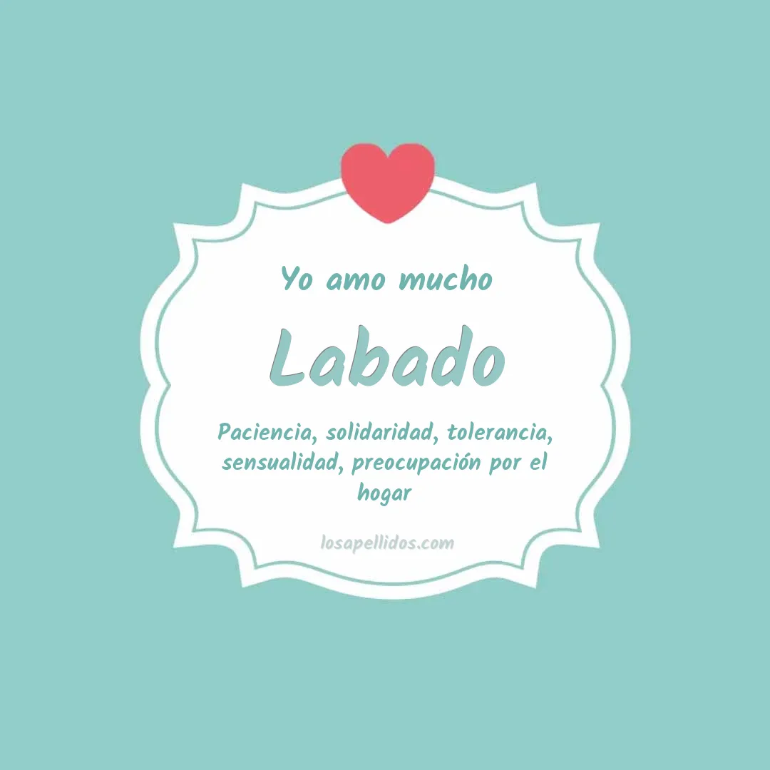 Yo amo mucho Labado