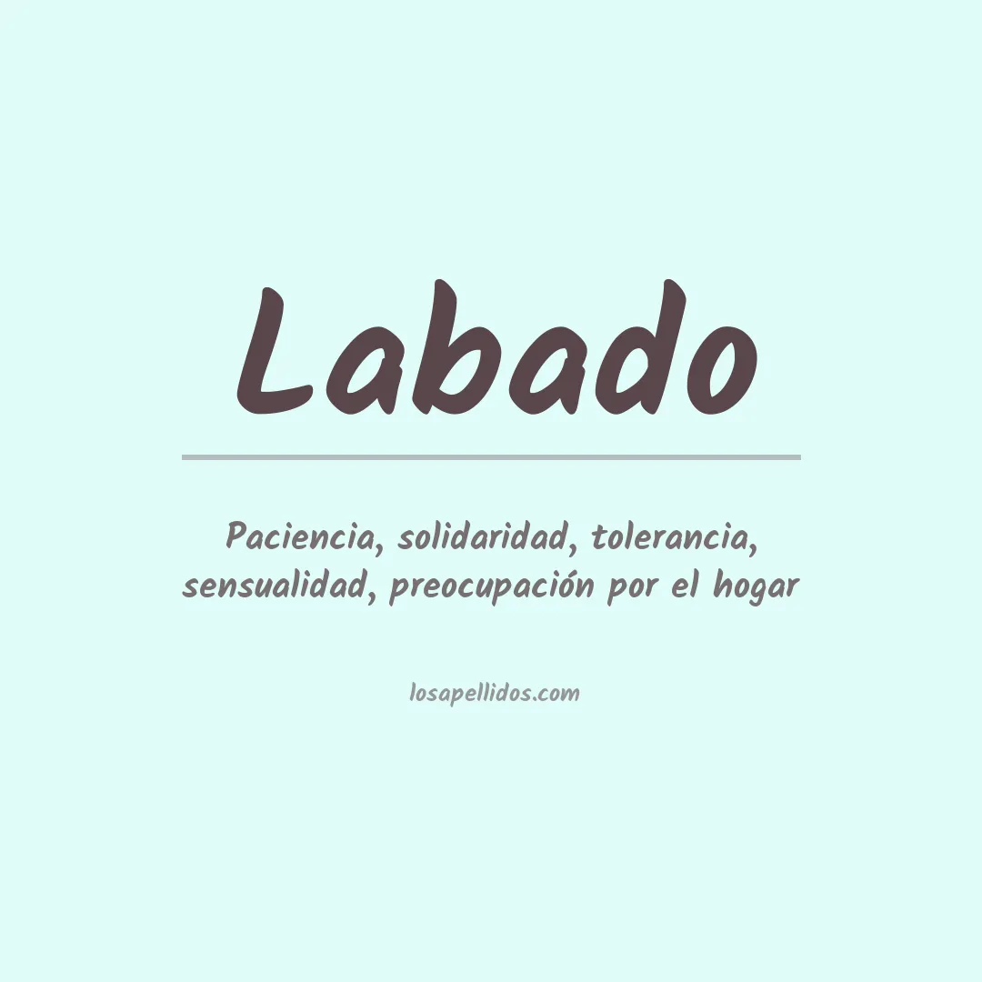 Apellido Labado
