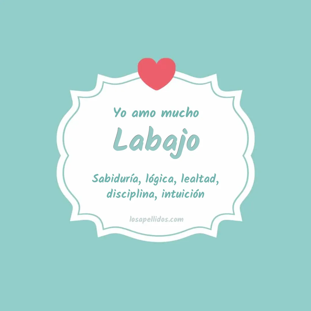 Yo amo mucho Labajo