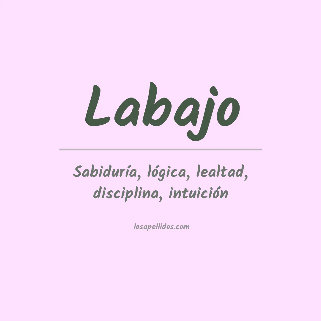 Apellido Labajo
