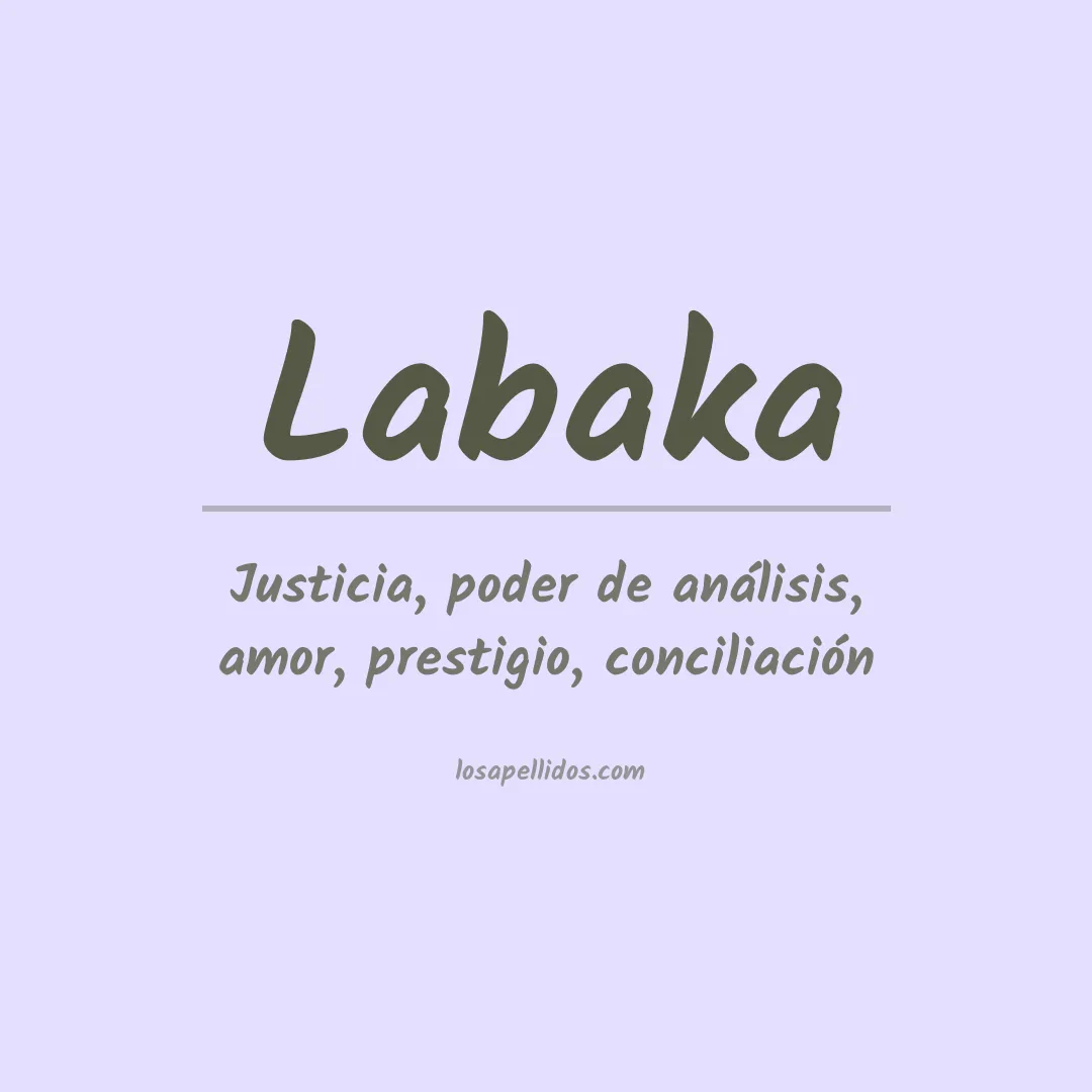 Apellido Labaka