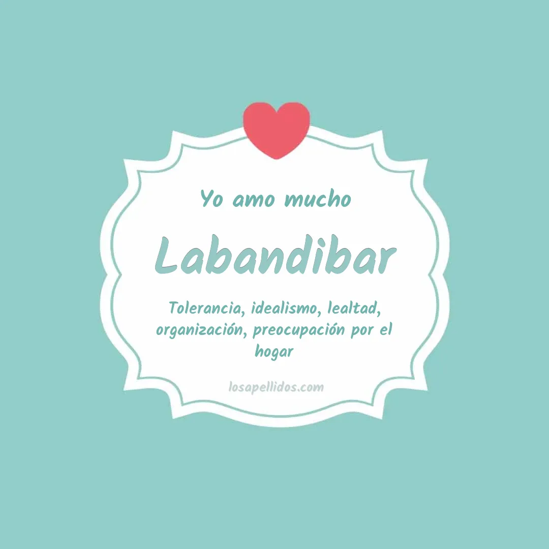 Yo amo mucho Labandibar