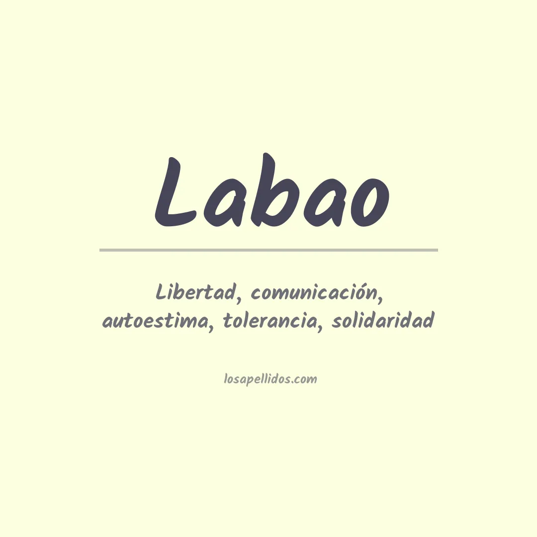 Apellido Labao