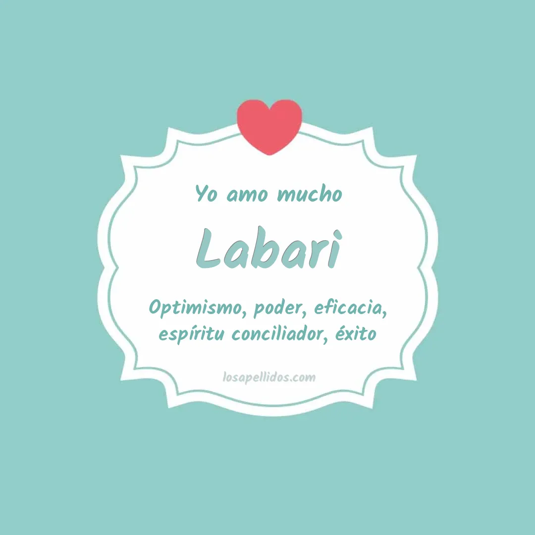 Yo amo mucho Labari