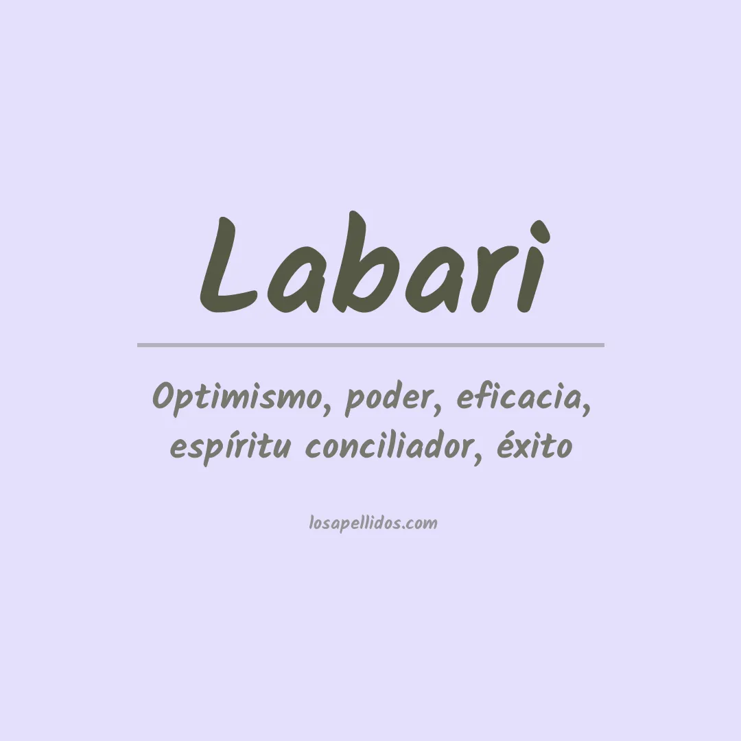 Apellido Labari