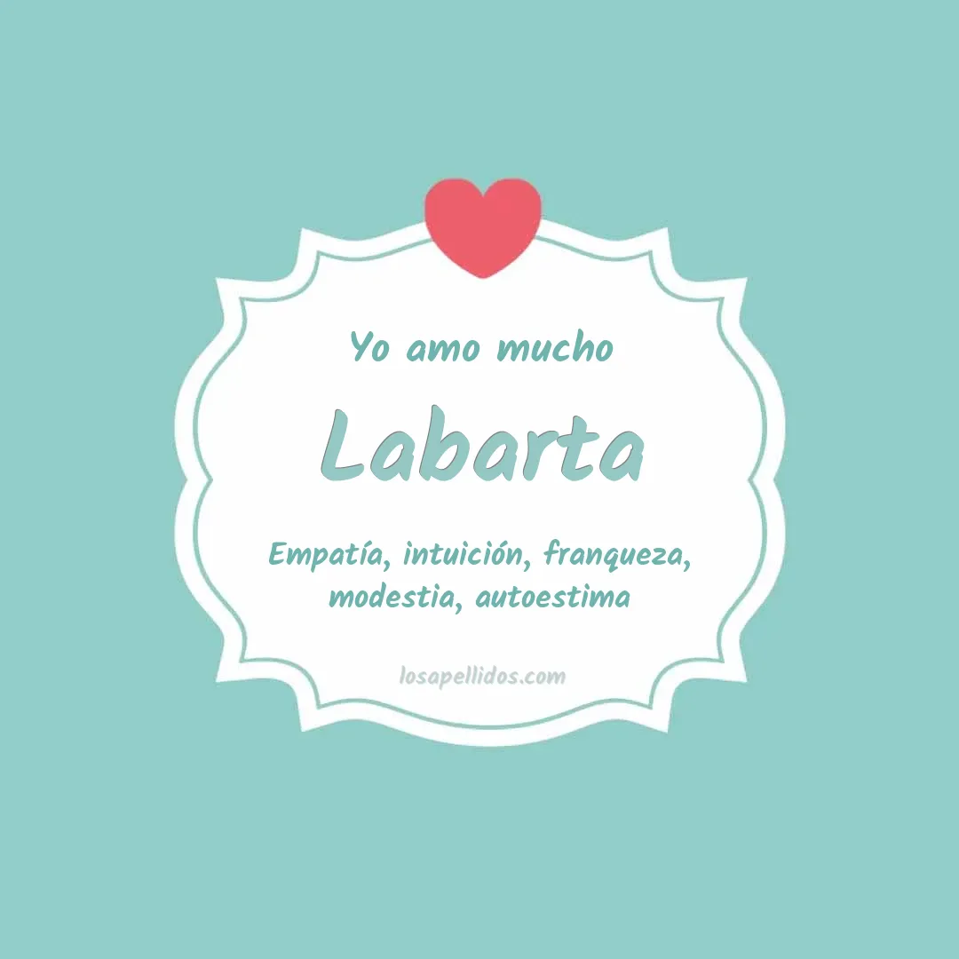 Yo amo mucho Labarta