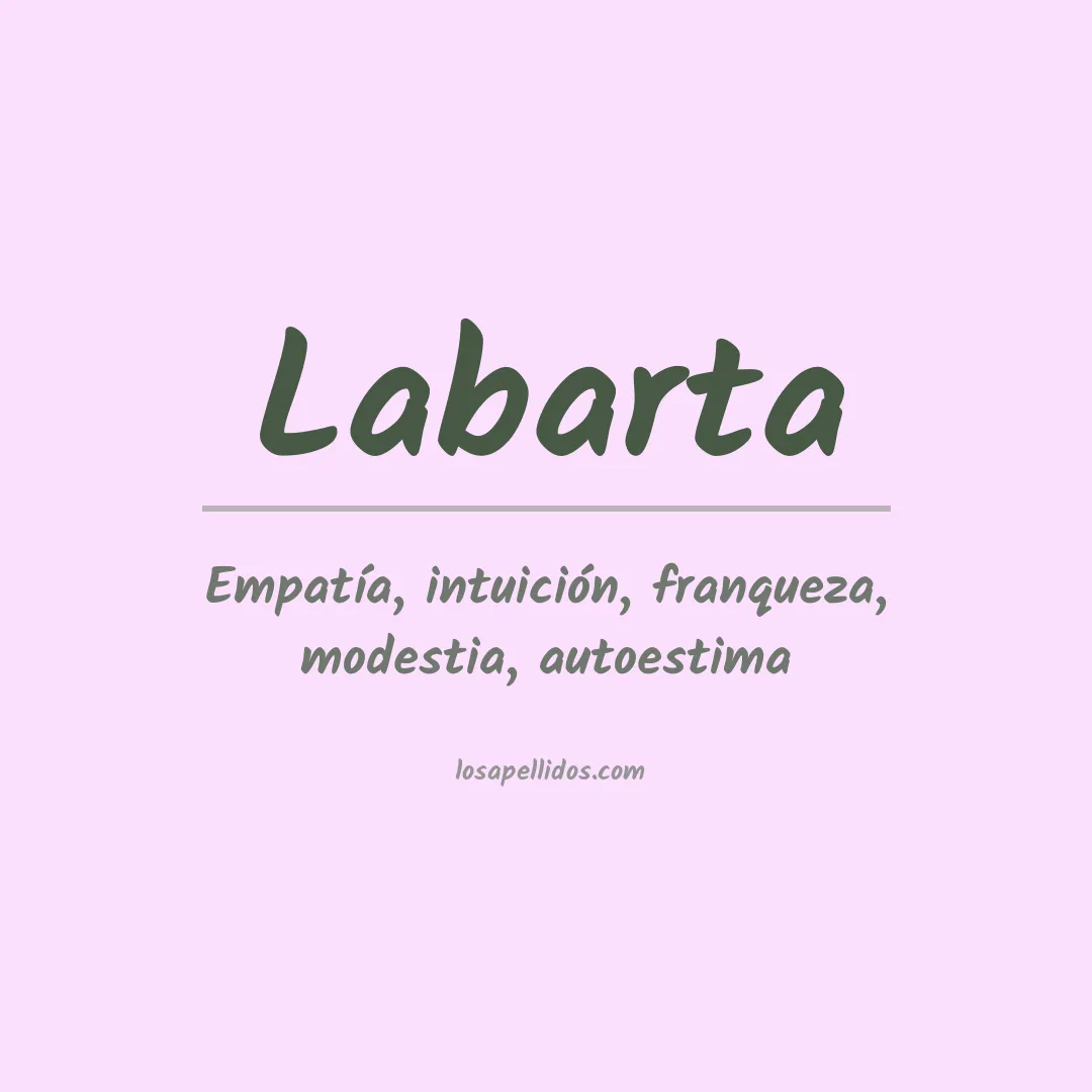 Apellido Labarta