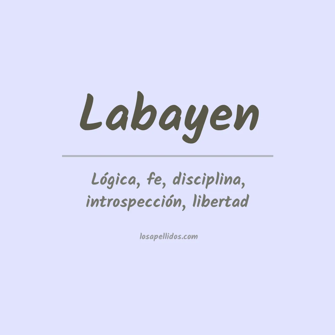 Apellido Labayen
