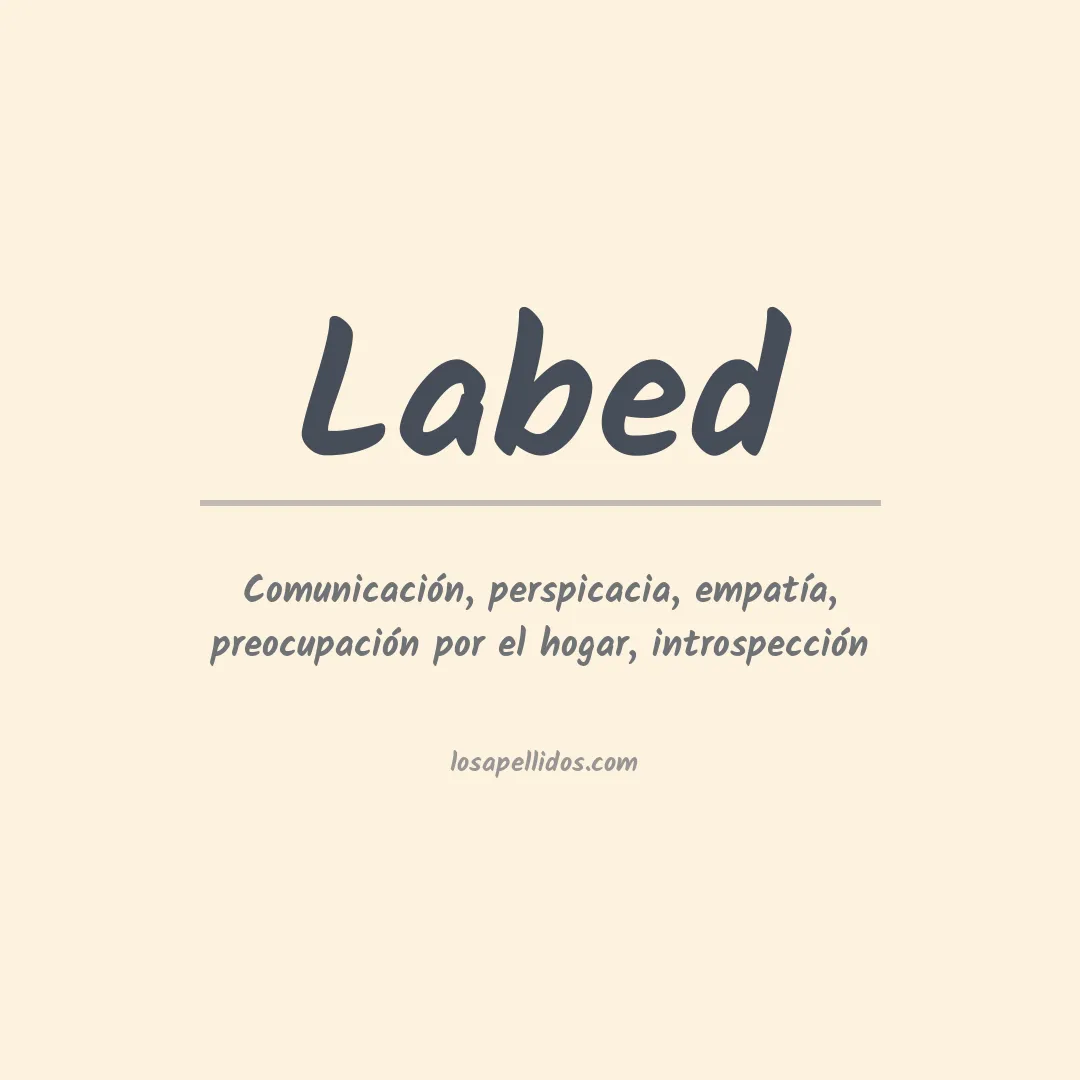 Apellido Labed