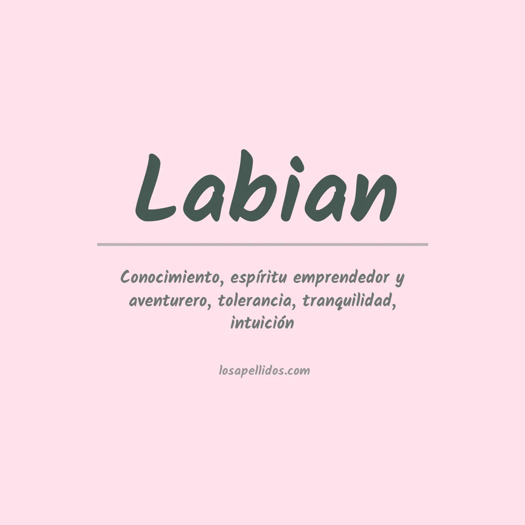 Apellido Labian