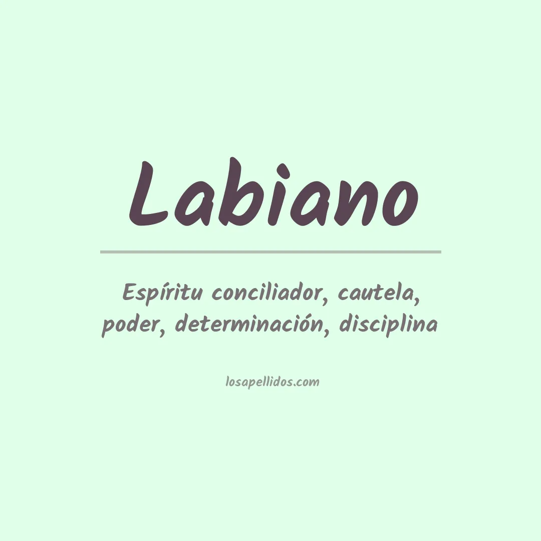 Apellido Labiano