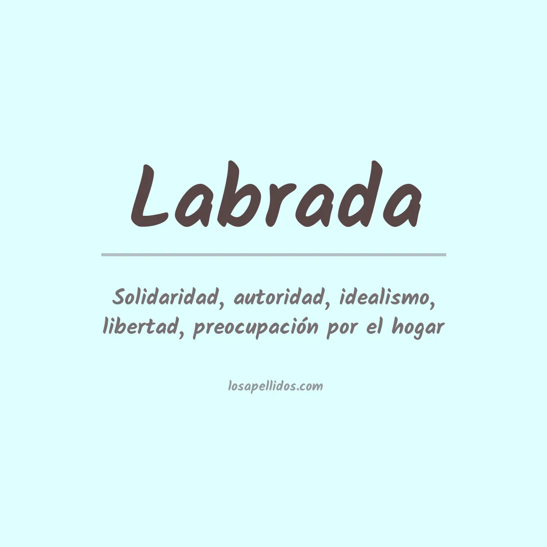 Apellido Labrada
