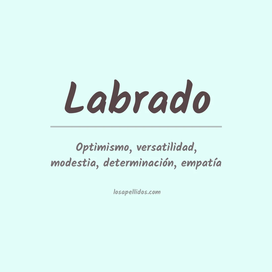 Apellido Labrado