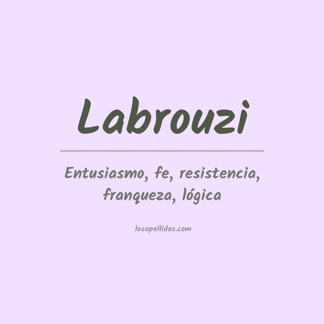 Apellido Labrouzi