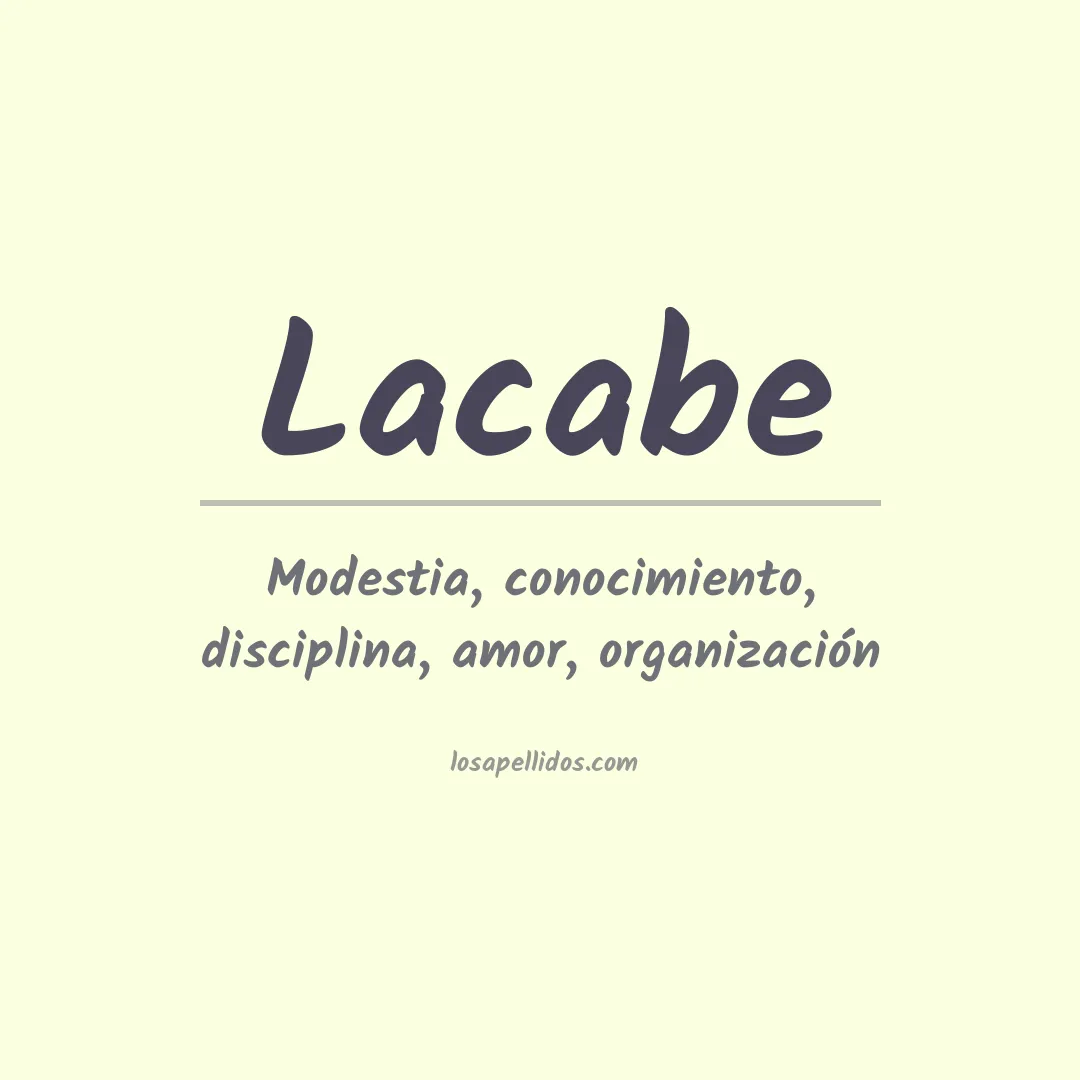 Apellido Lacabe