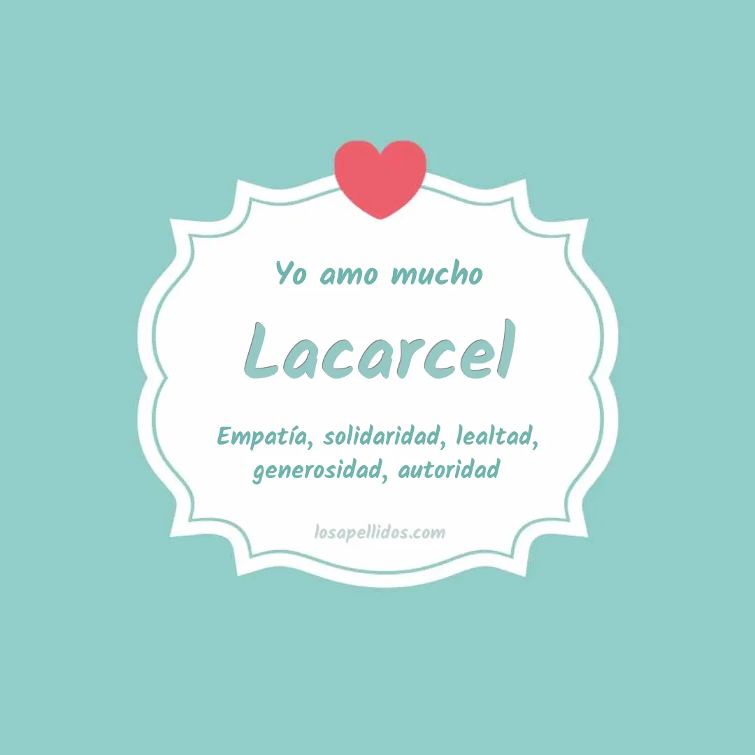 Yo amo mucho Lacarcel