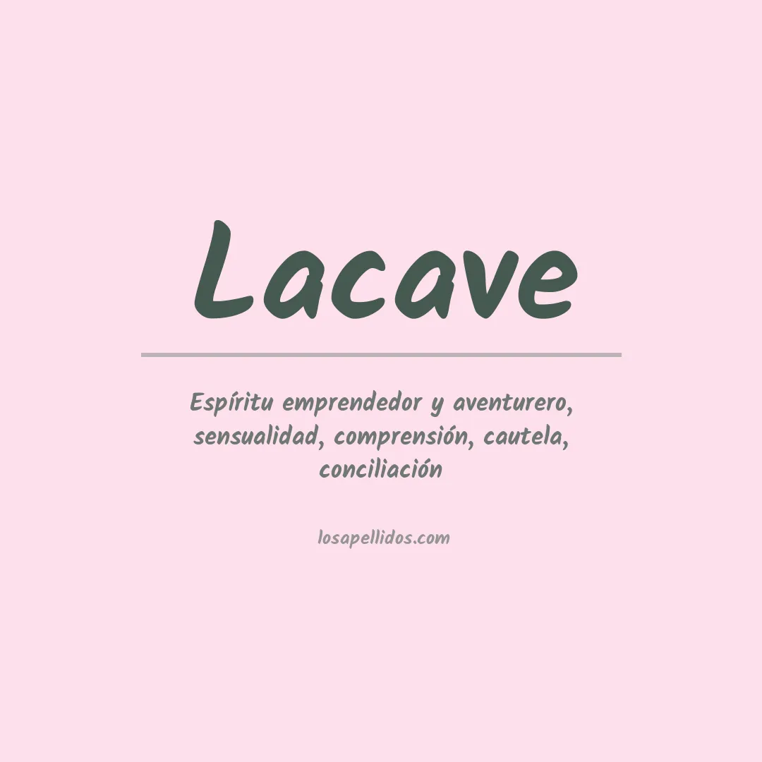Apellido Lacave