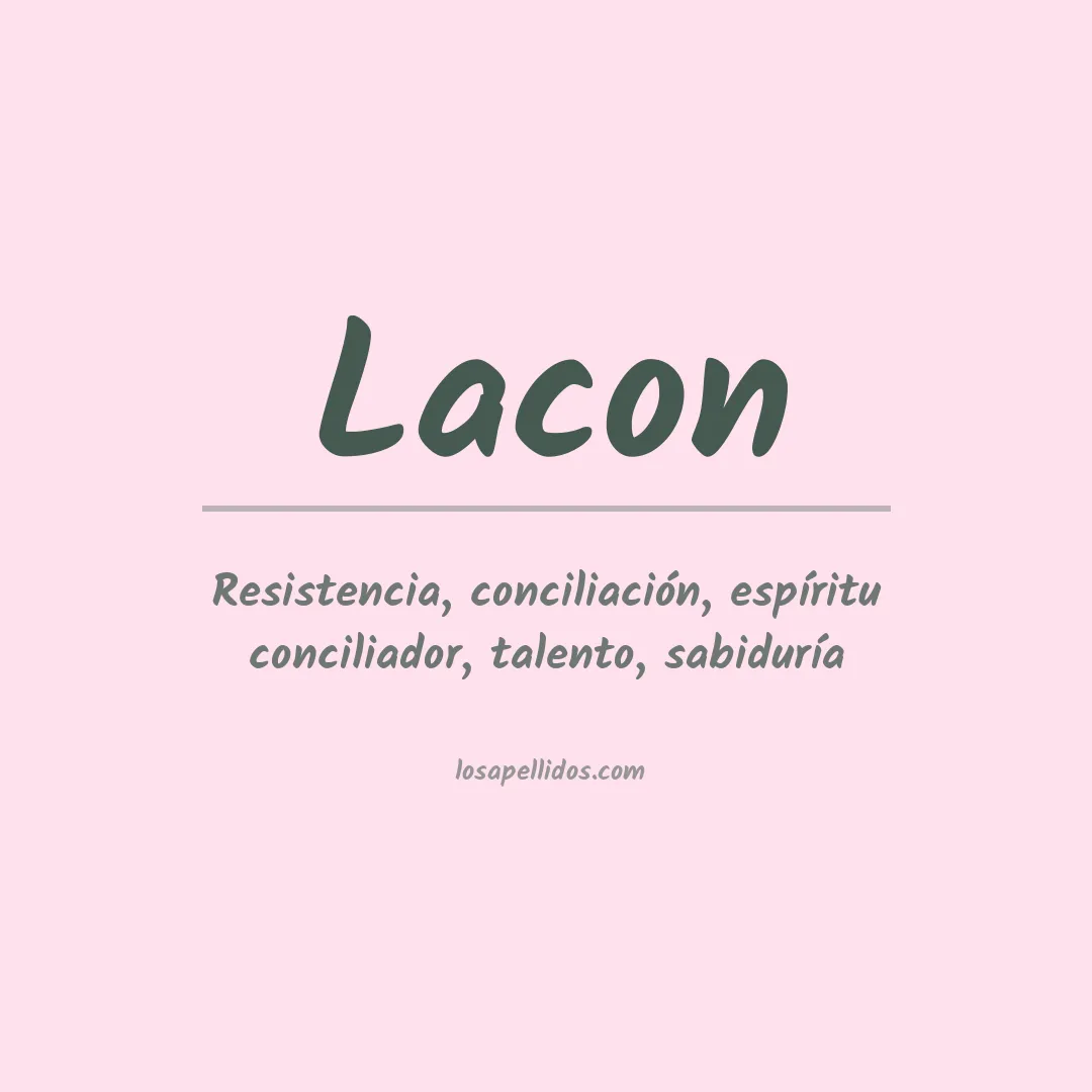 Apellido Lacon