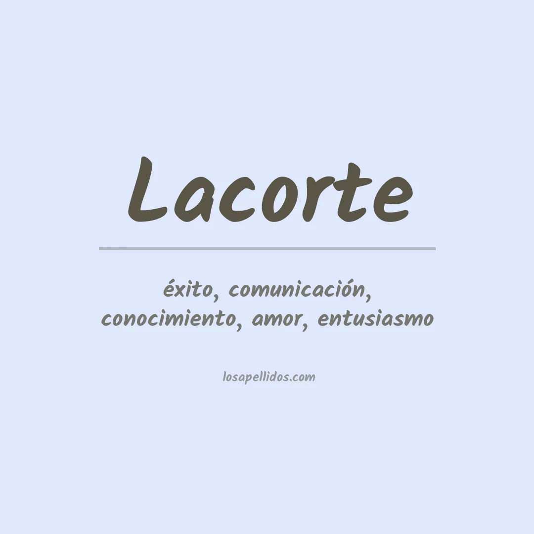Apellido Lacorte