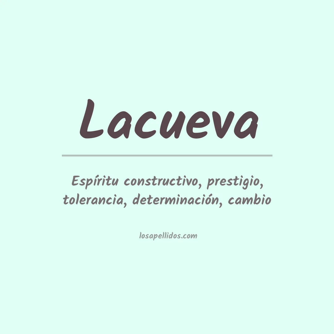 Apellido Lacueva