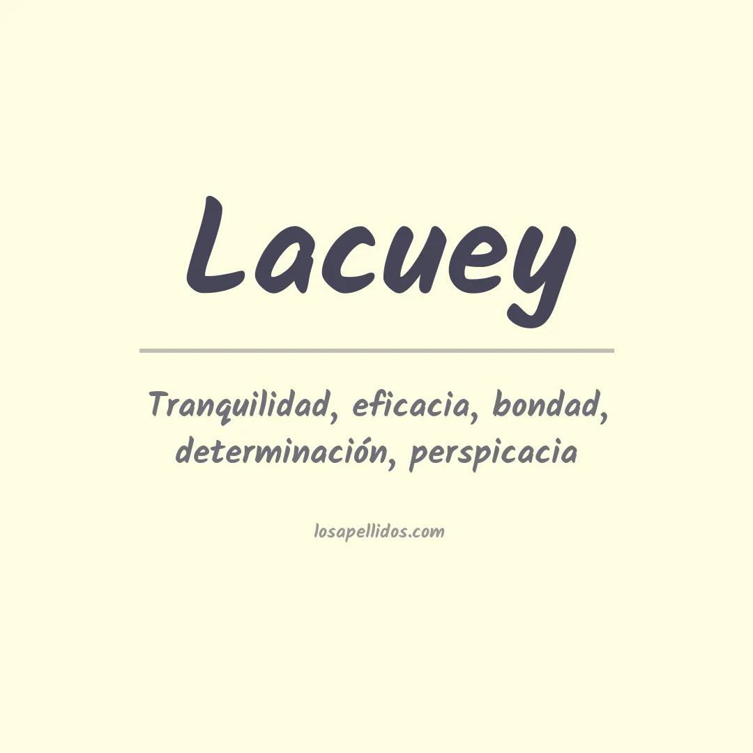 Apellido Lacuey