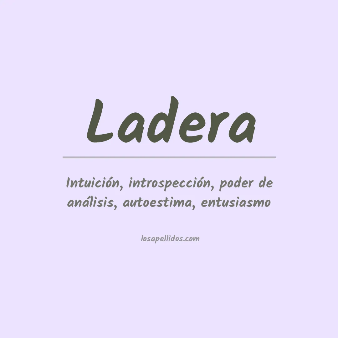 Apellido Ladera