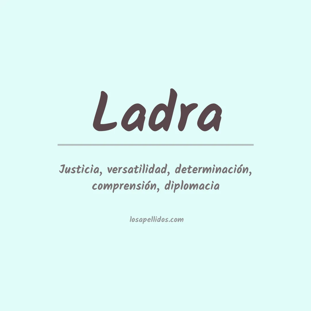 Apellido Ladra