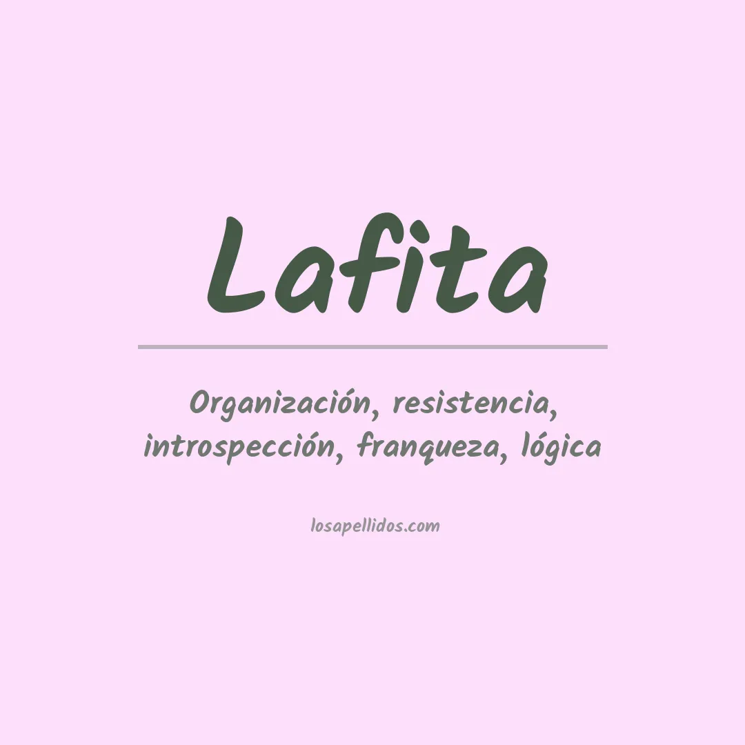 Apellido Lafita