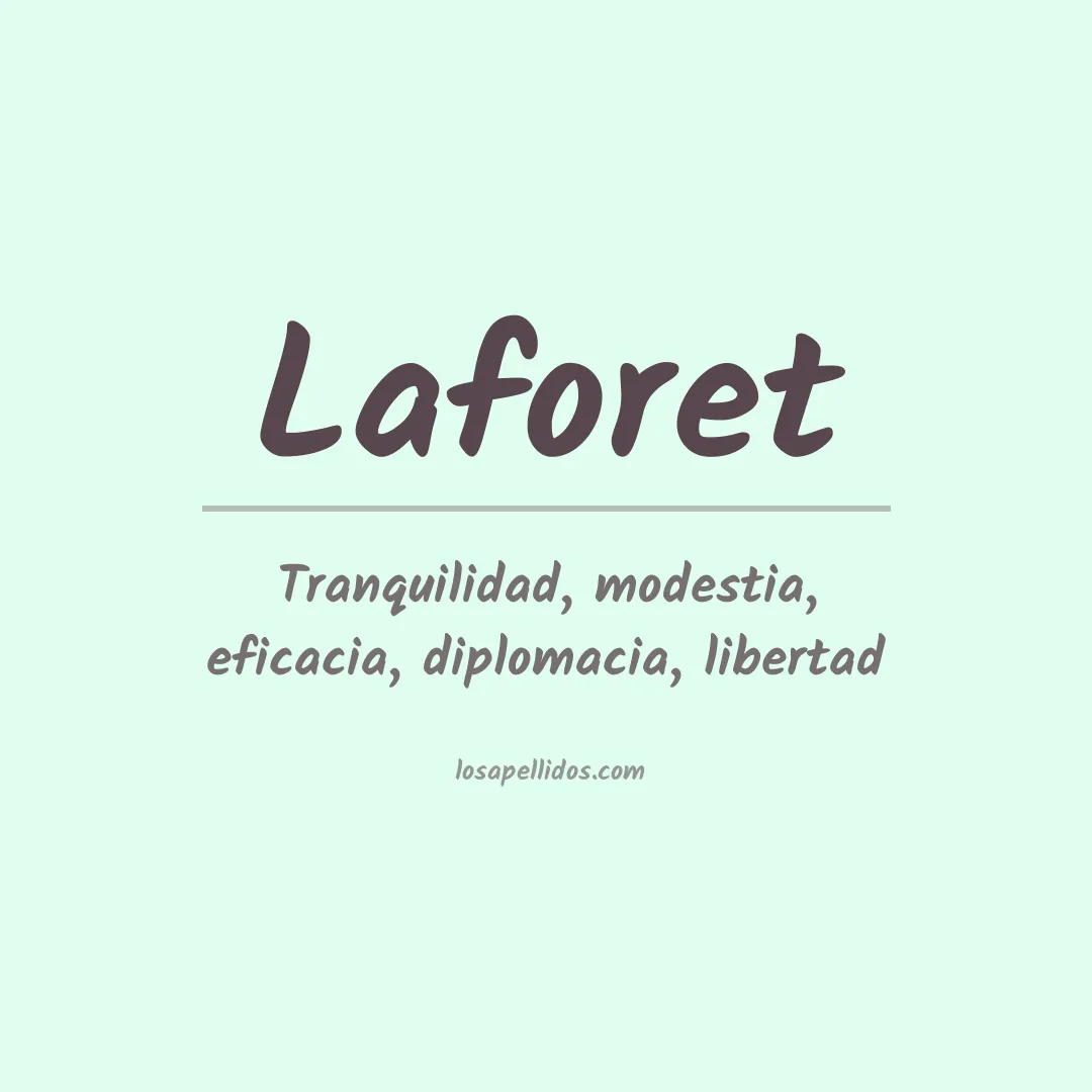 Apellido Laforet