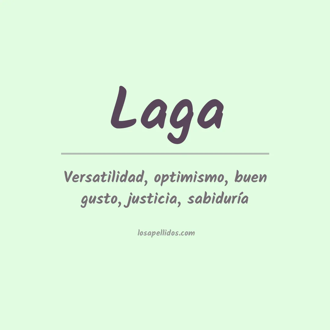 Apellido Laga