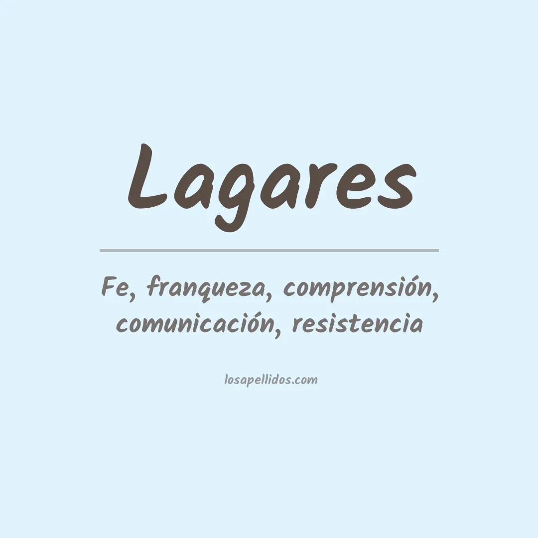Apellido Lagares