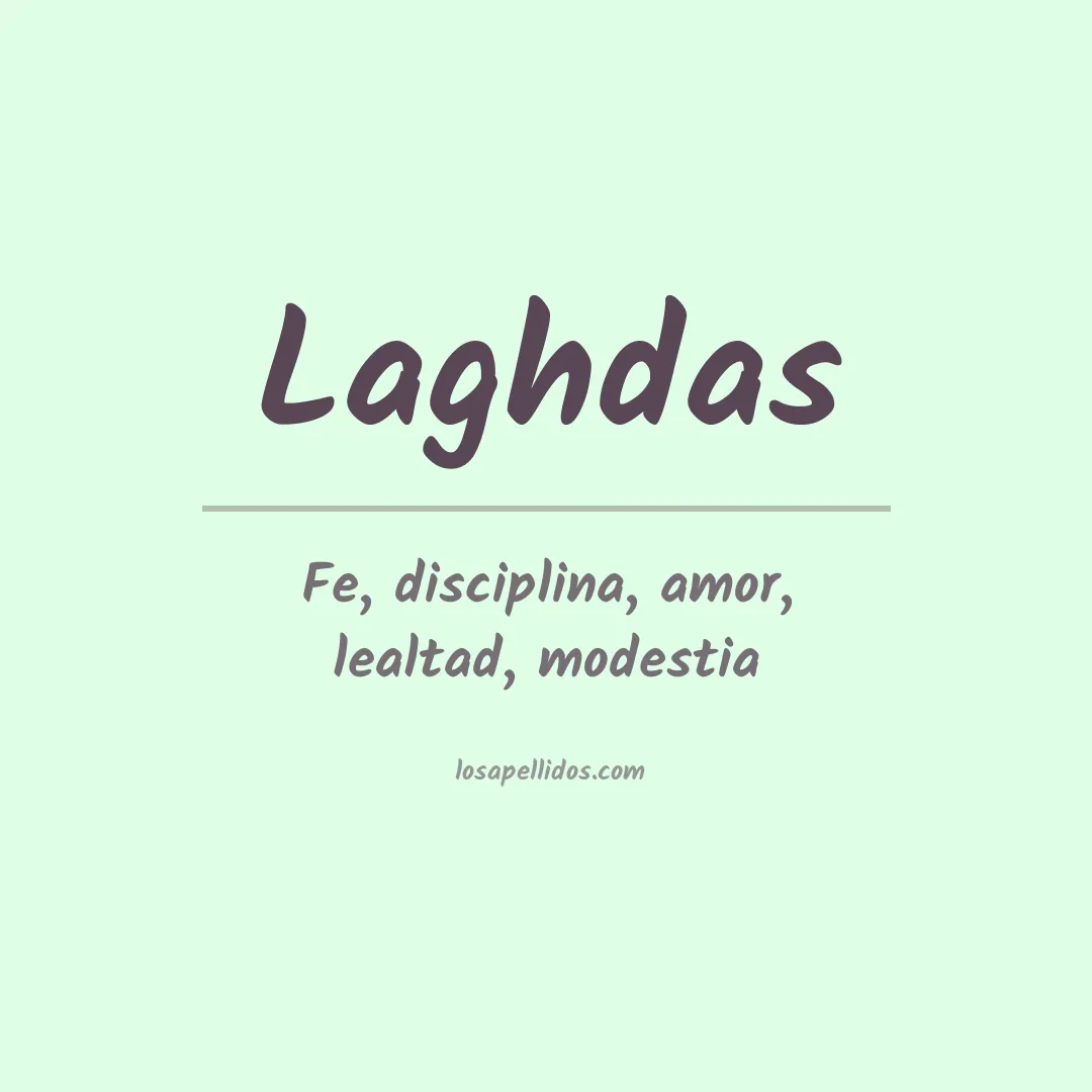 Apellido Laghdas