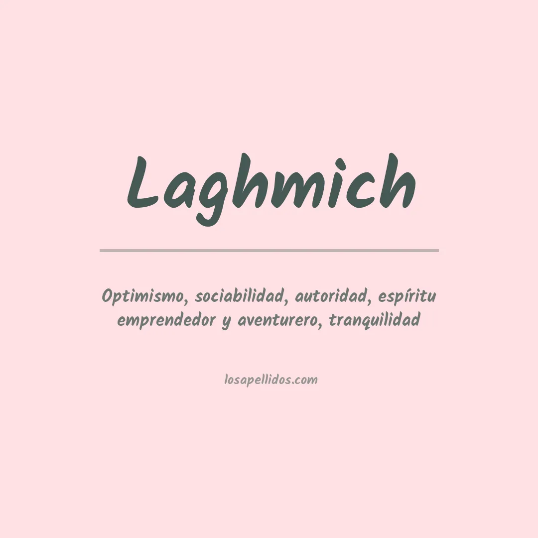 Apellido Laghmich