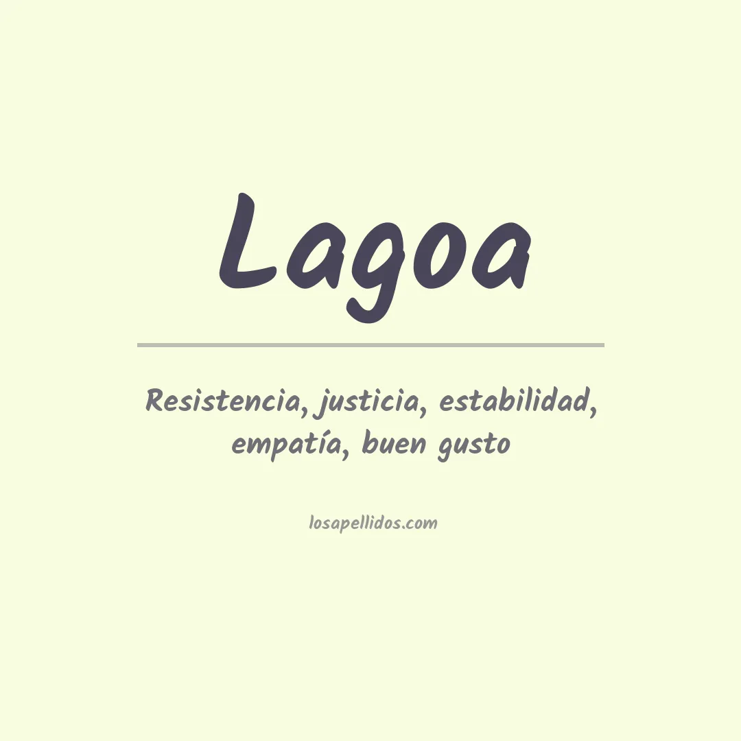 Apellido Lagoa
