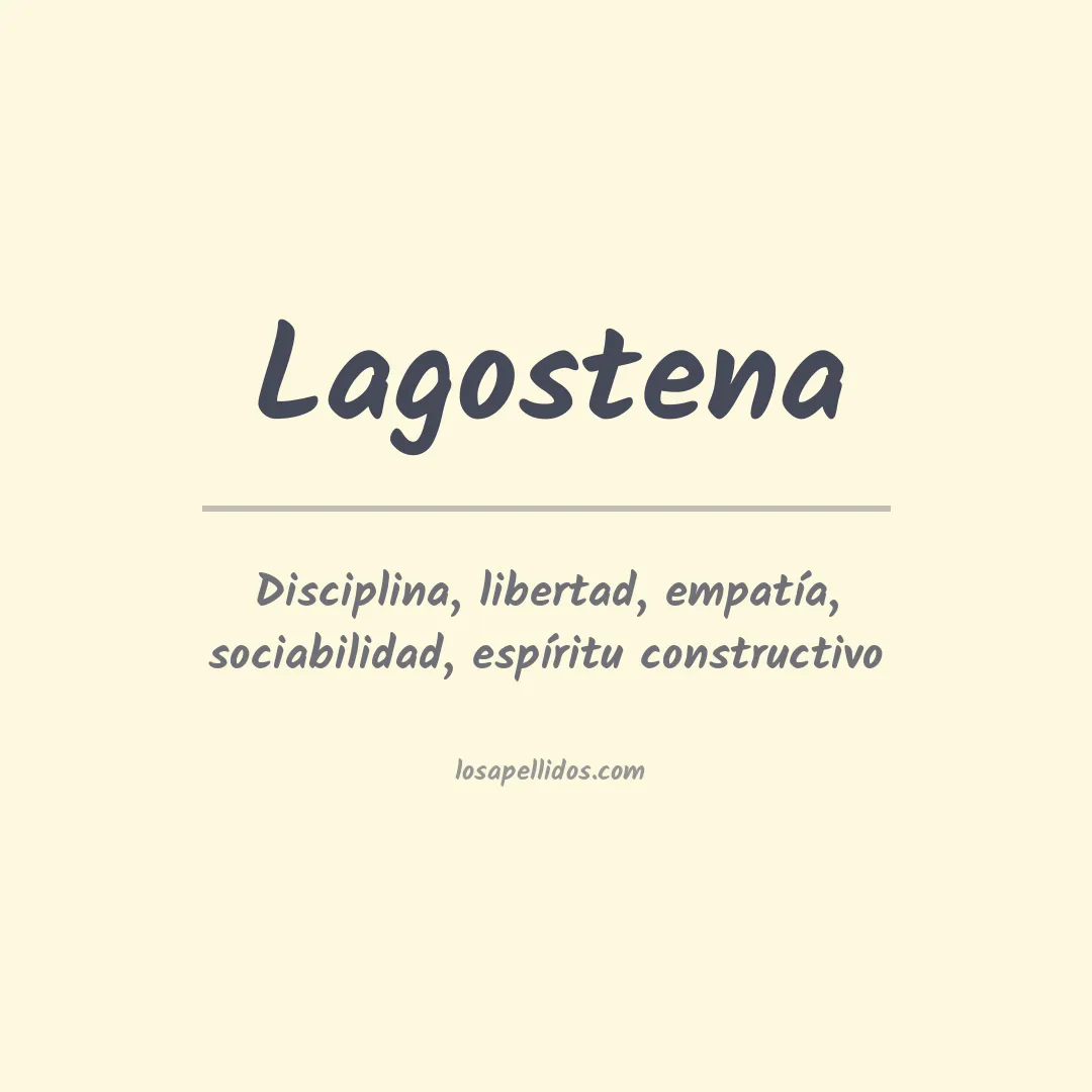 Apellido Lagostena