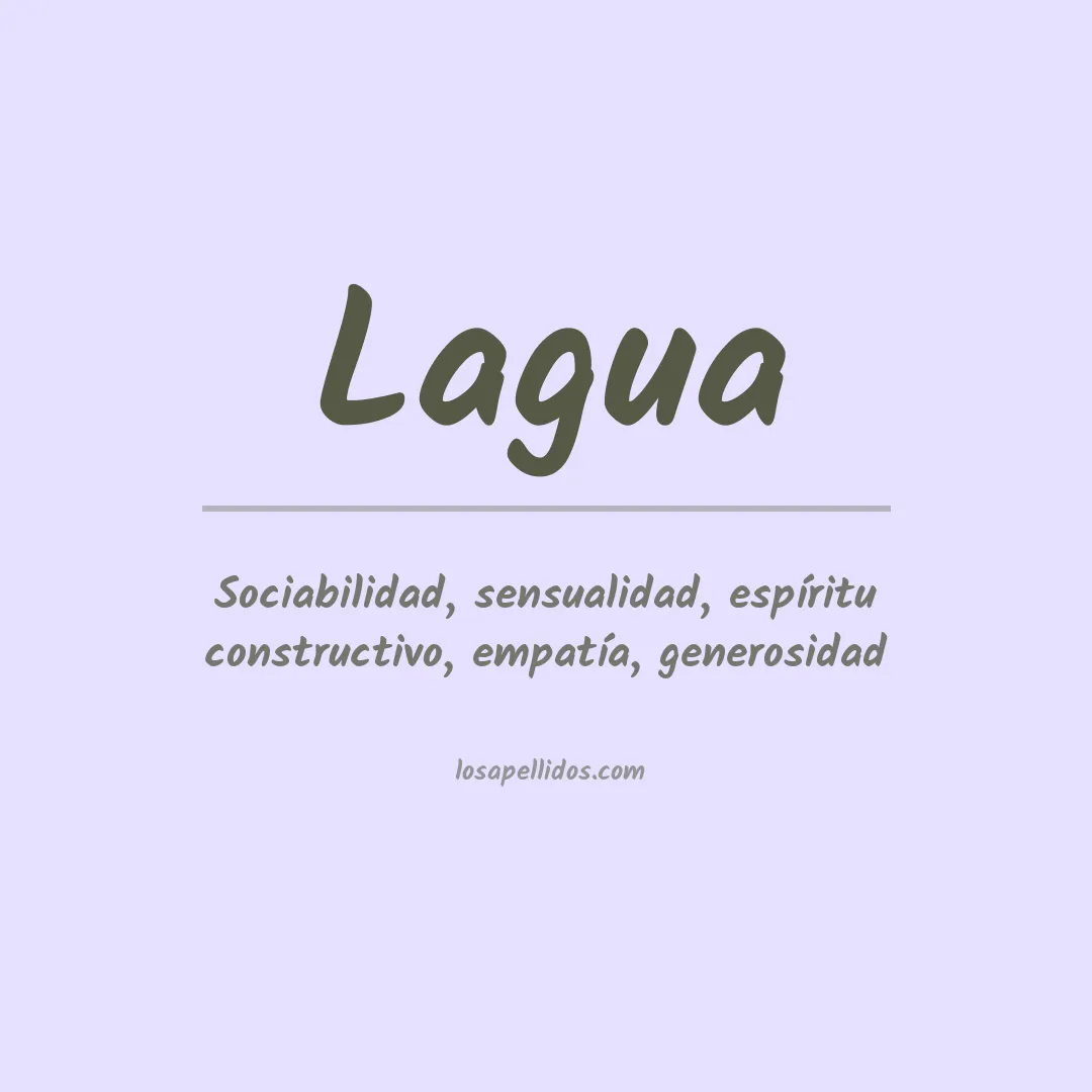Apellido Lagua