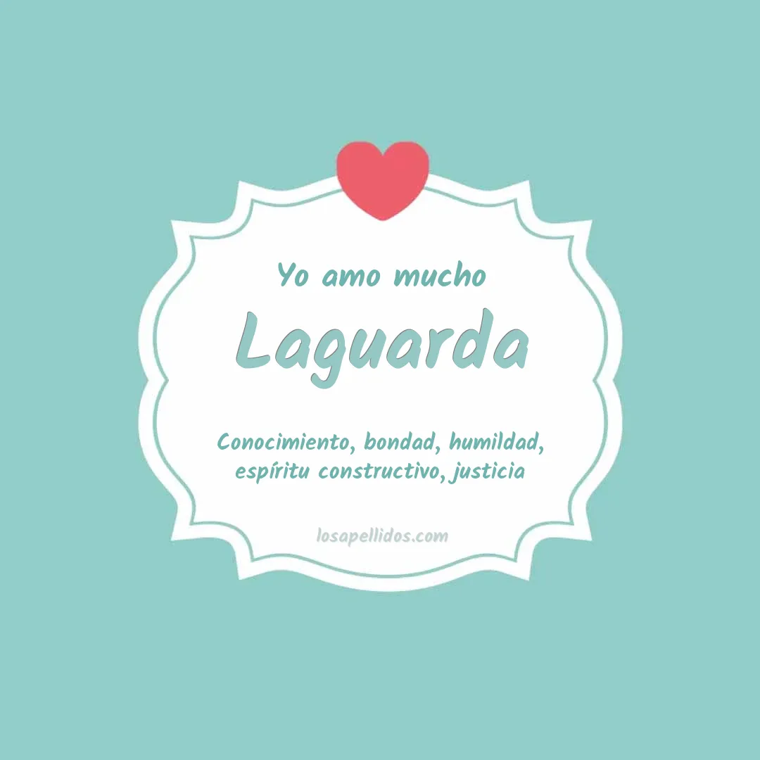 Yo amo mucho Laguarda