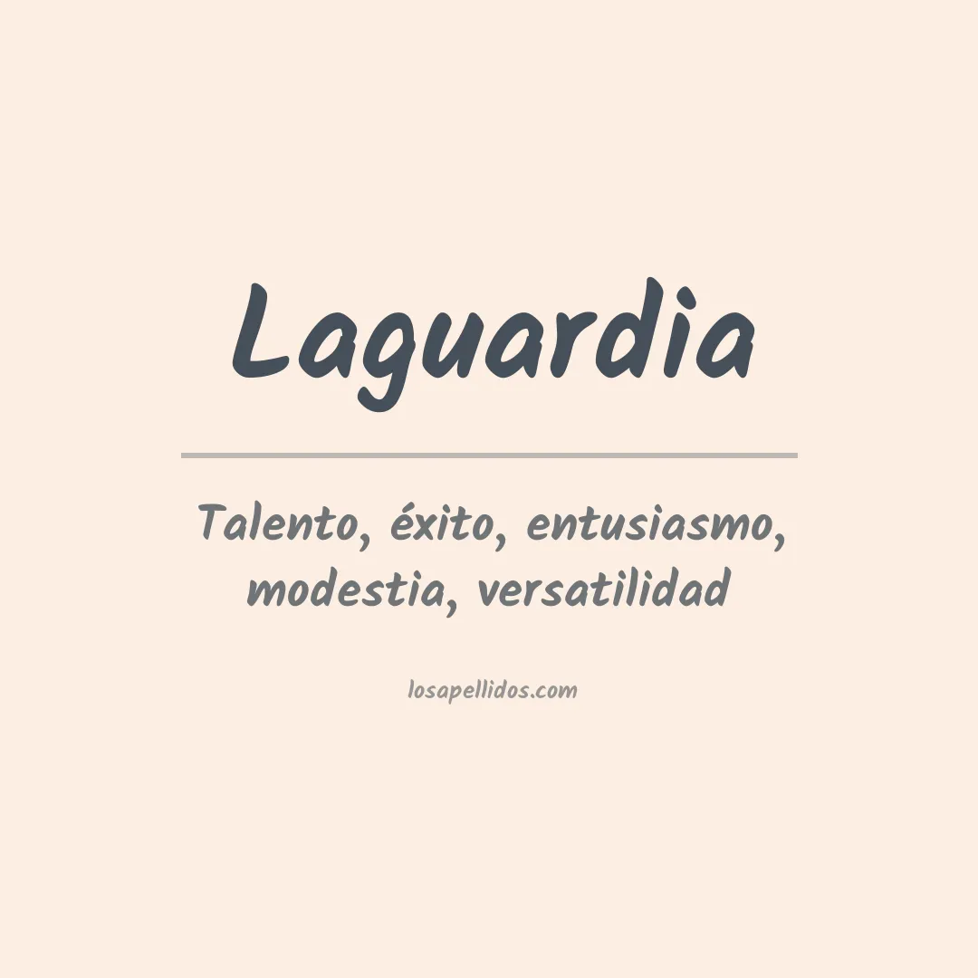 Apellido Laguardia